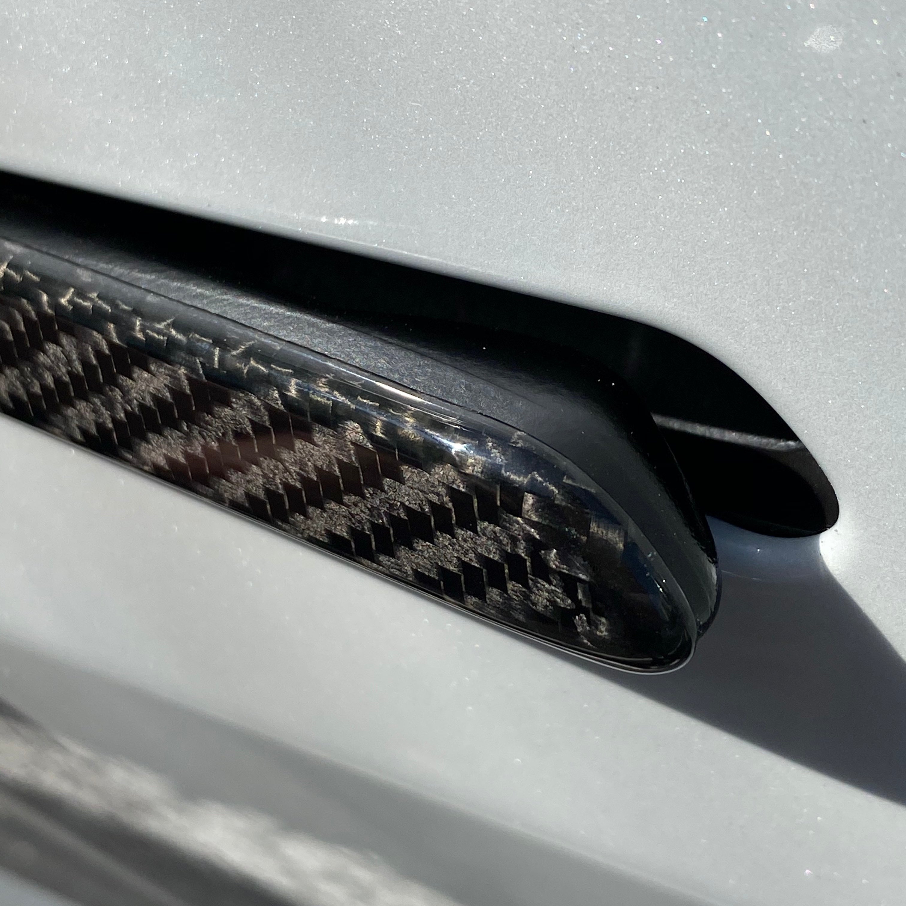 DRY Carbon Fiber Door Handle Cover for Model 3/Y