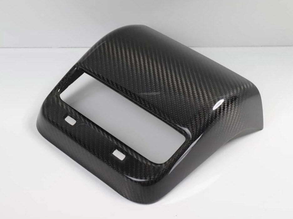 Dry Carbon Fiber Rear Air Outlet Cover for Model 3/Y