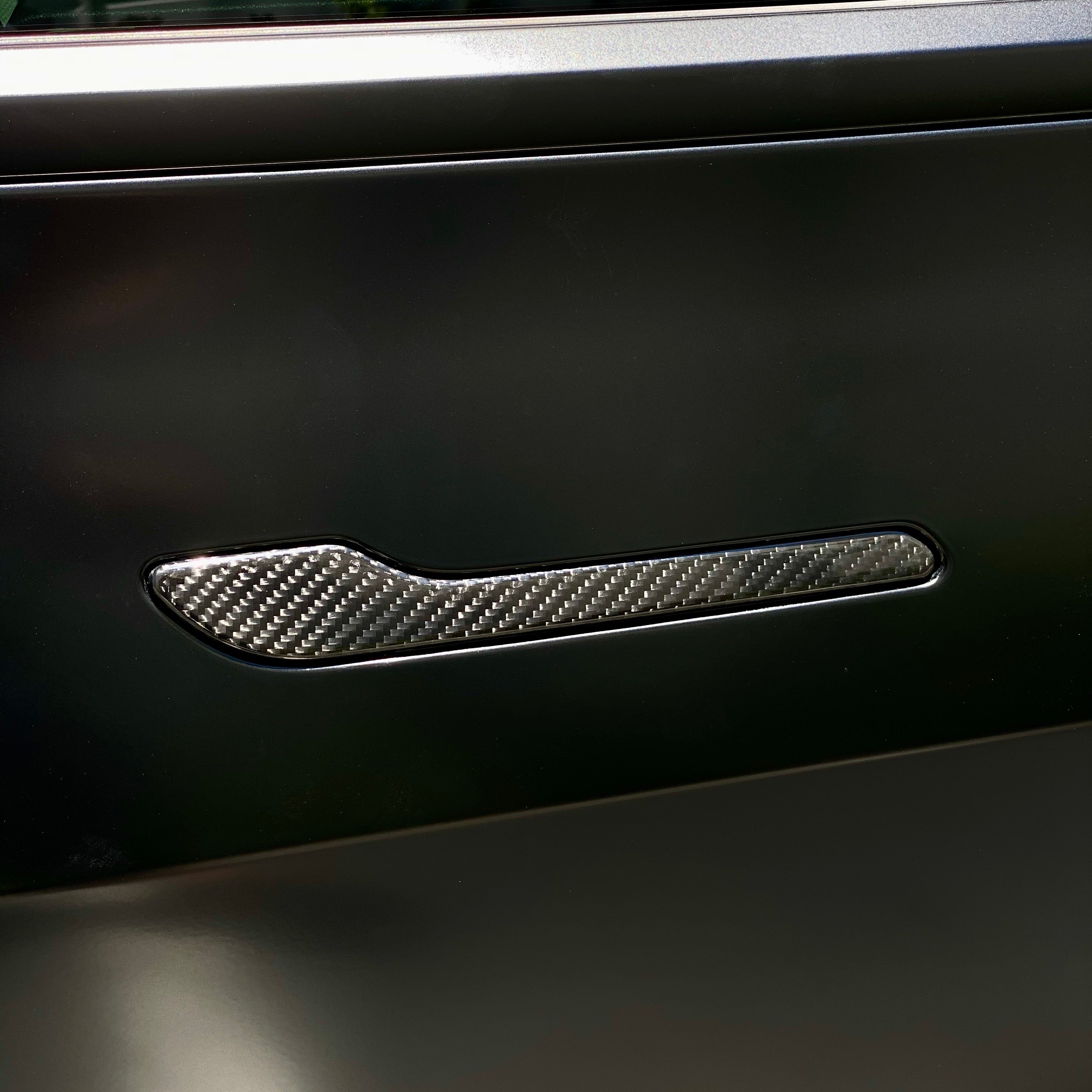 DRY Carbon Fiber Door Handle Cover for Model 3/Y