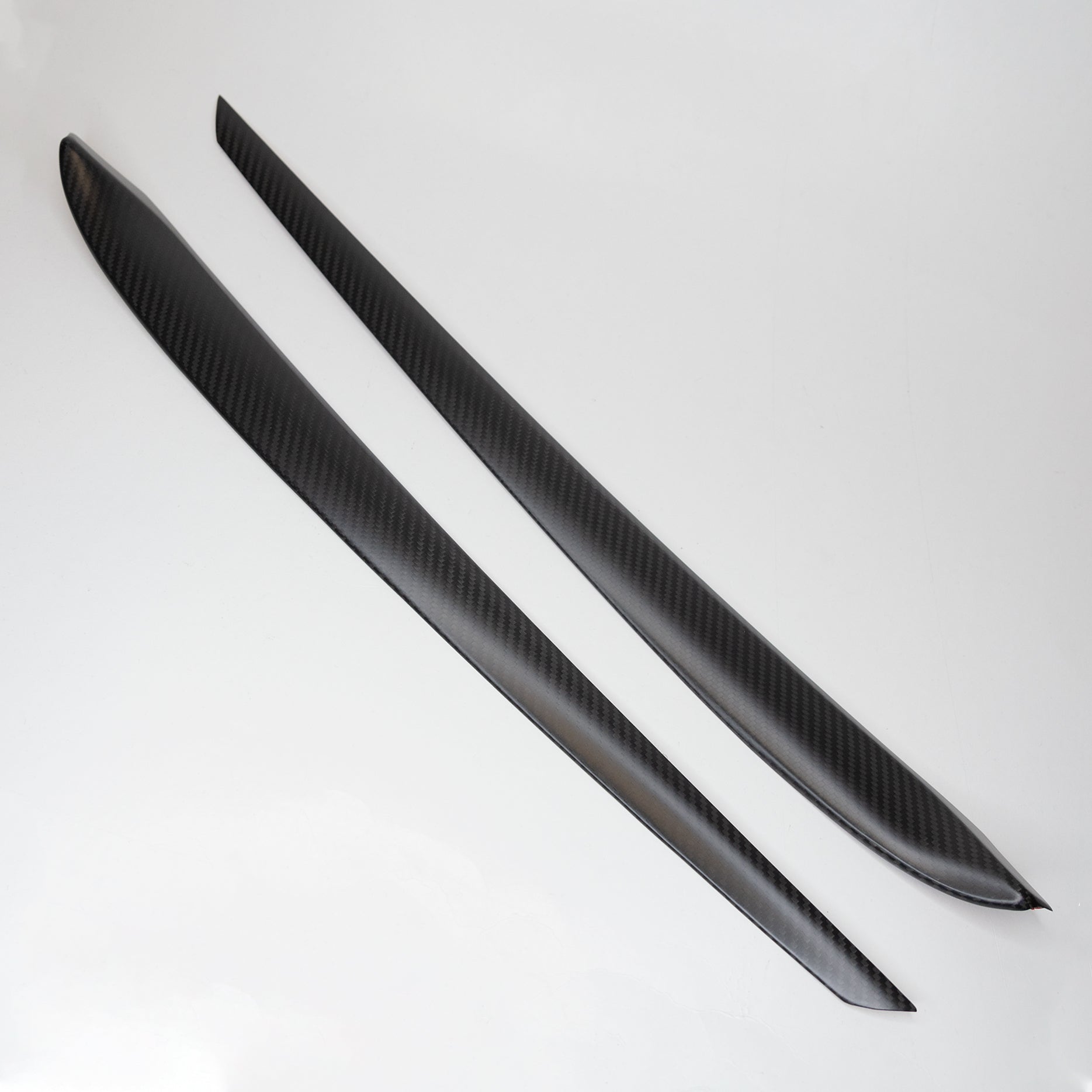 2021 Model 3/Y Real Carbon Fiber Front Door Trim Panel Caps