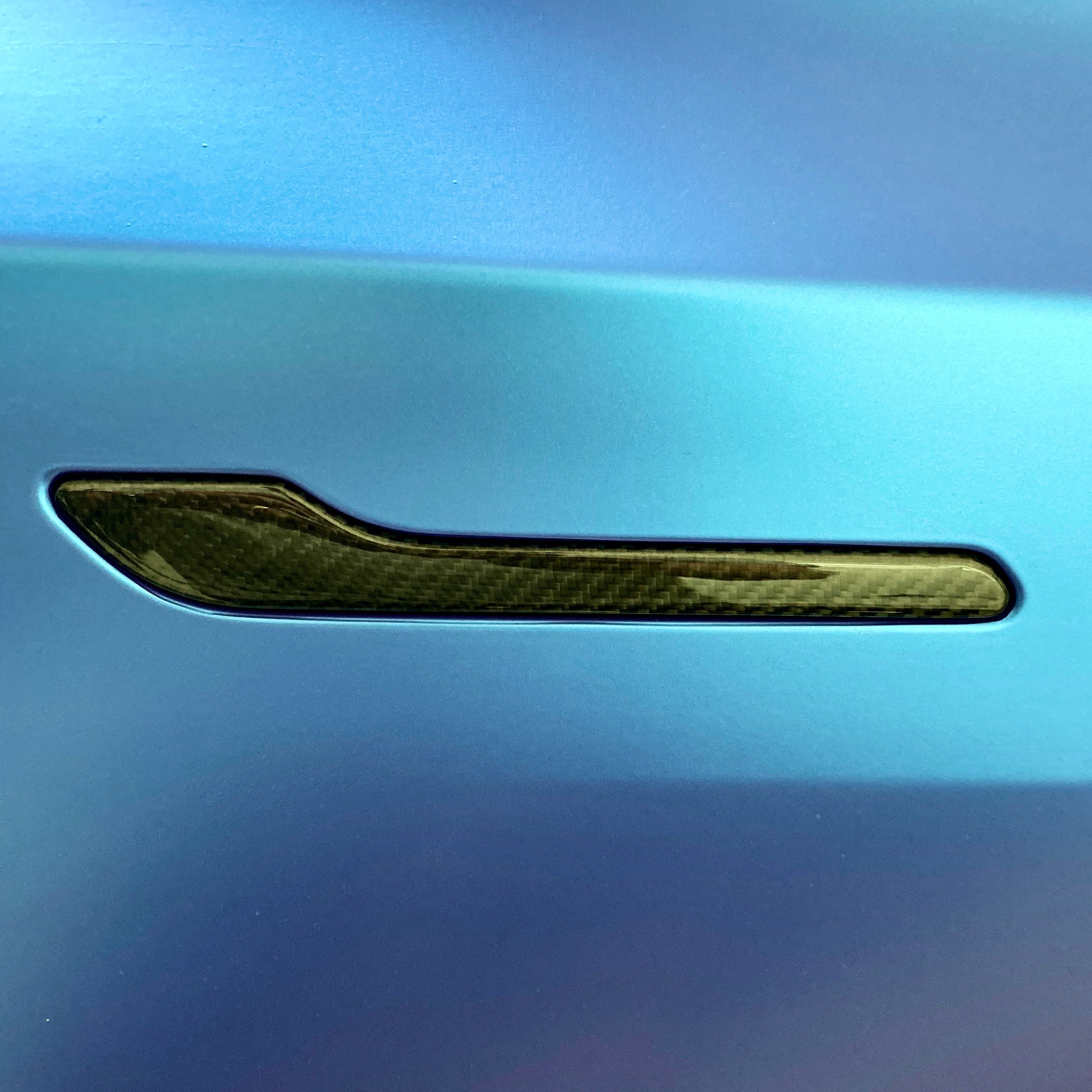 DRY Carbon Fiber Door Handle Cover for Model 3/Y