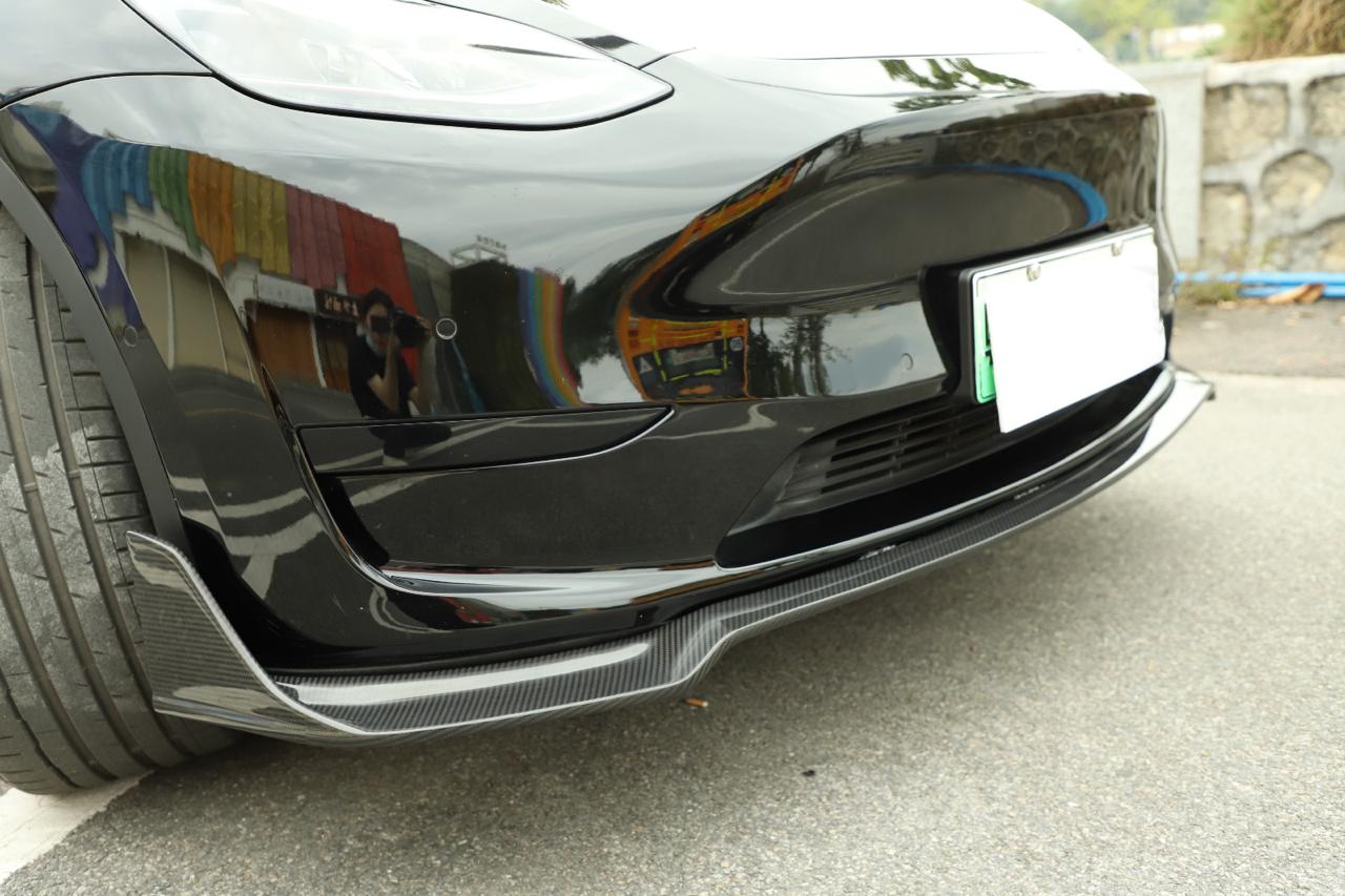 Dry Carbon Fiber Front Bumper For Tesla Model Y