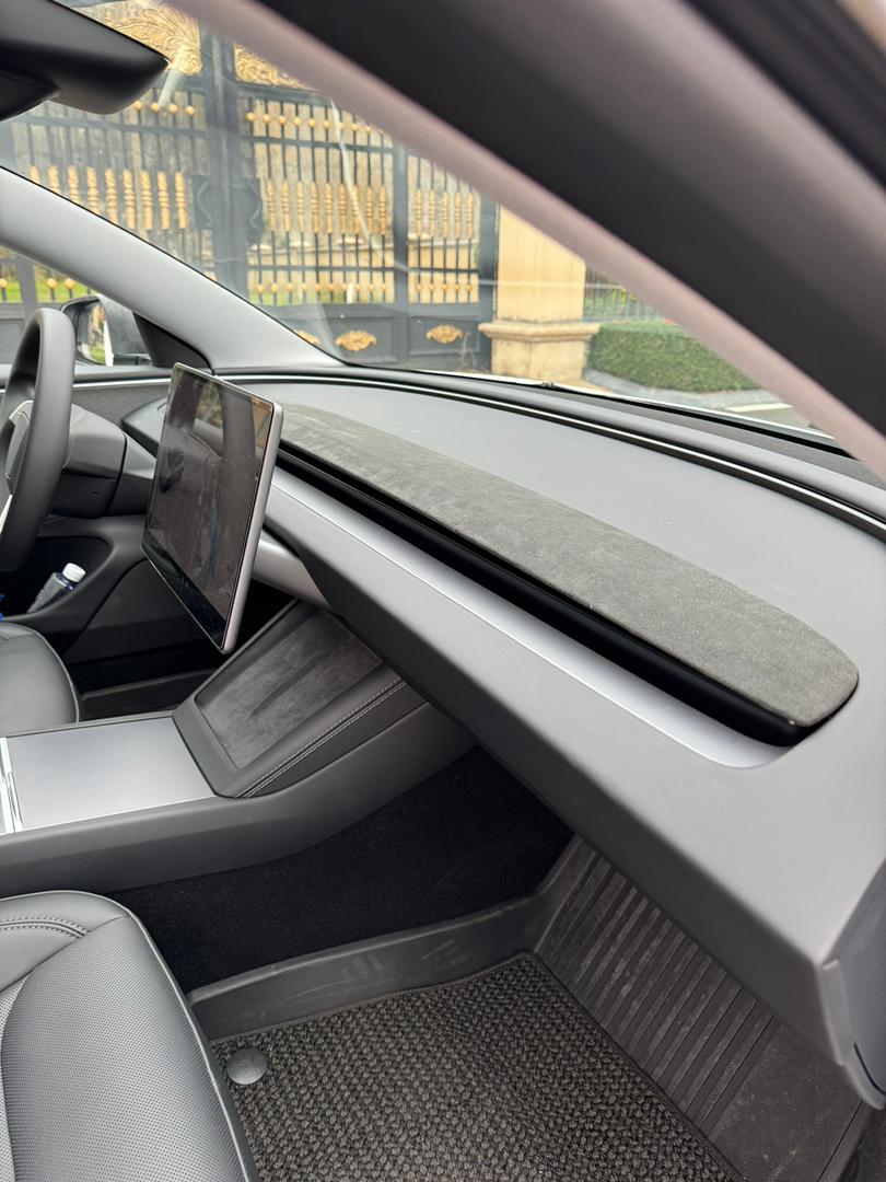 Alcantara Dashboard Cover for Tesla Model 3 Highland