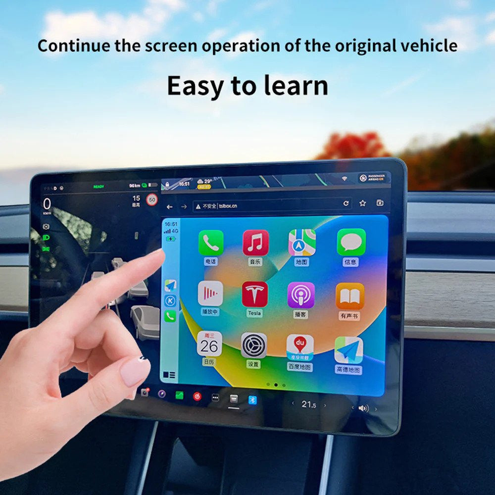 Apple Wireless CarPlay Adapter for Tesla Model 3 / Y