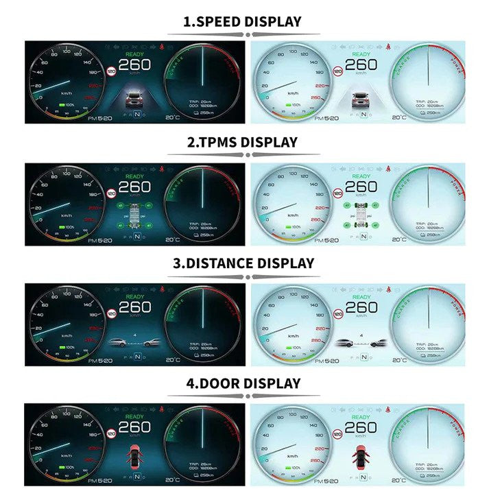 9‘’ Model 3 / Y Display LCD Instrument Dashboard Screen