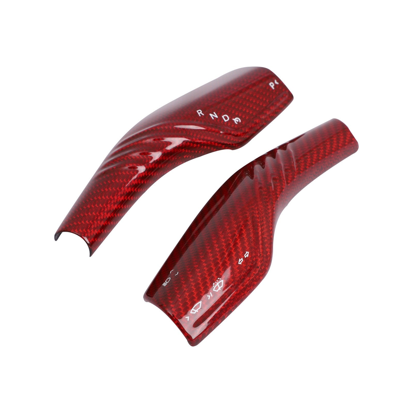 DRY Carbon Fiber Turn Signal Stalk Covers Model 3 & Y