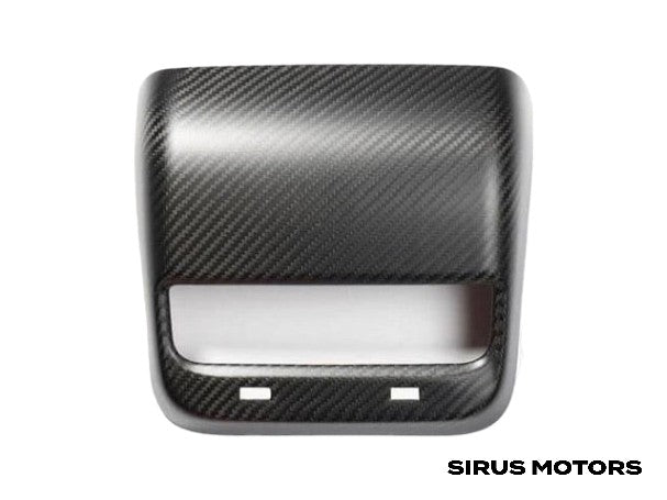 Dry Carbon Fiber Rear Air Outlet Cover for Model 3/Y