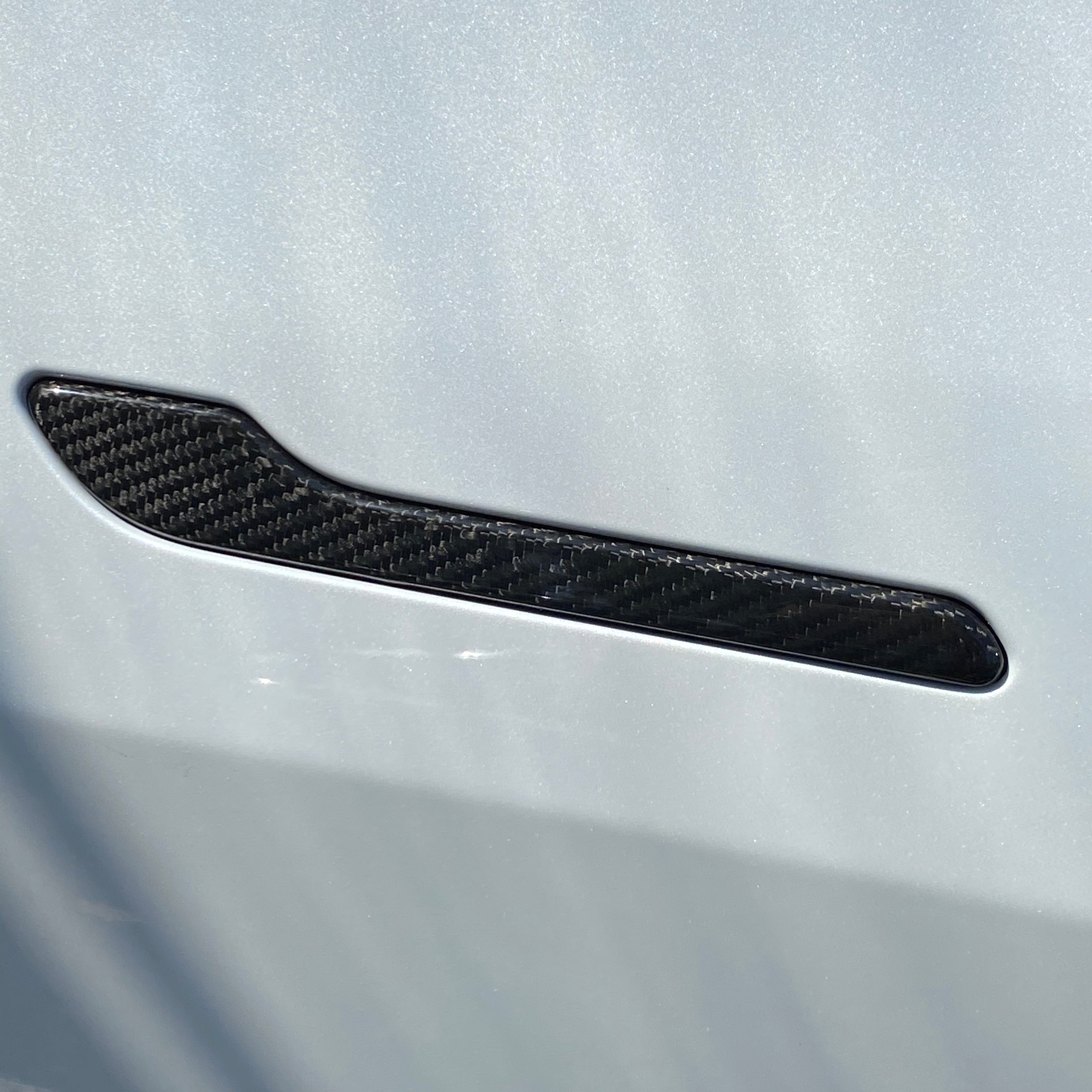 DRY Carbon Fiber Door Handle Cover for Model 3/Y