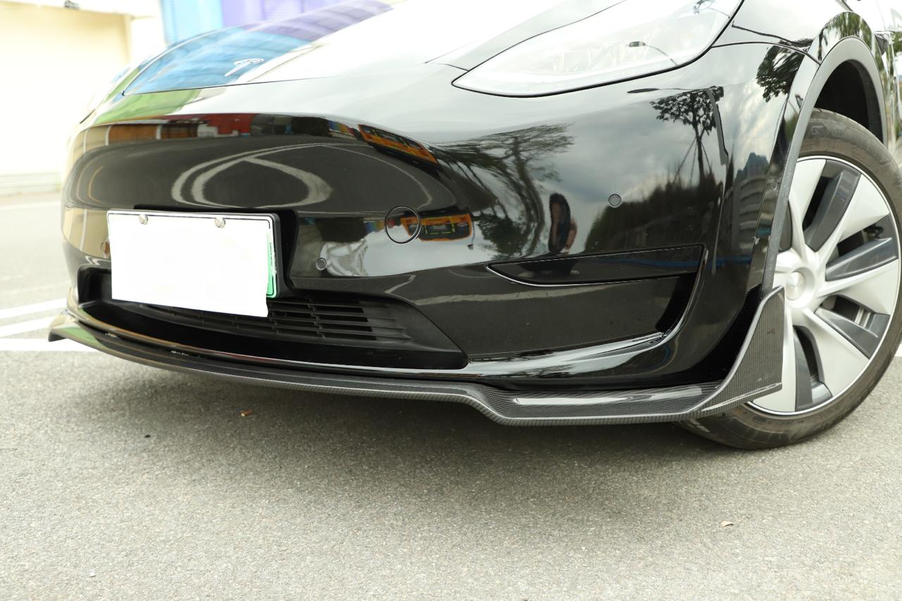 Dry Carbon Fiber Front Bumper For Tesla Model Y