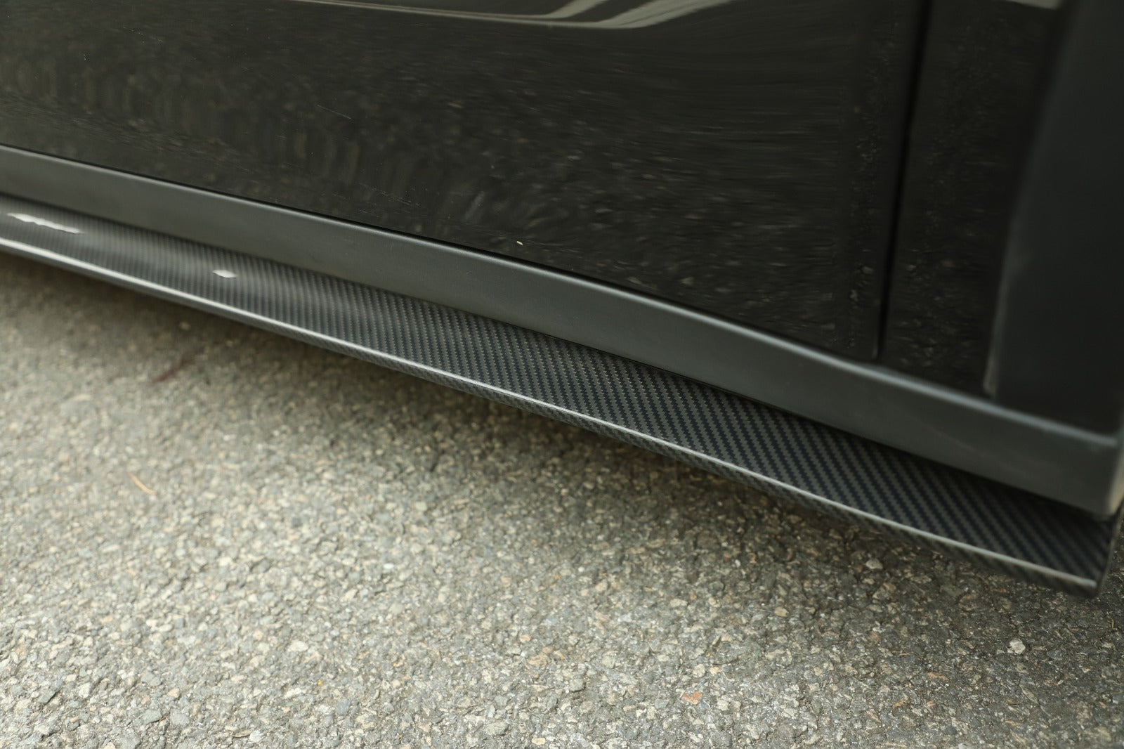 Dry Carbon Fiber Side Skirts For Tesla Model Y