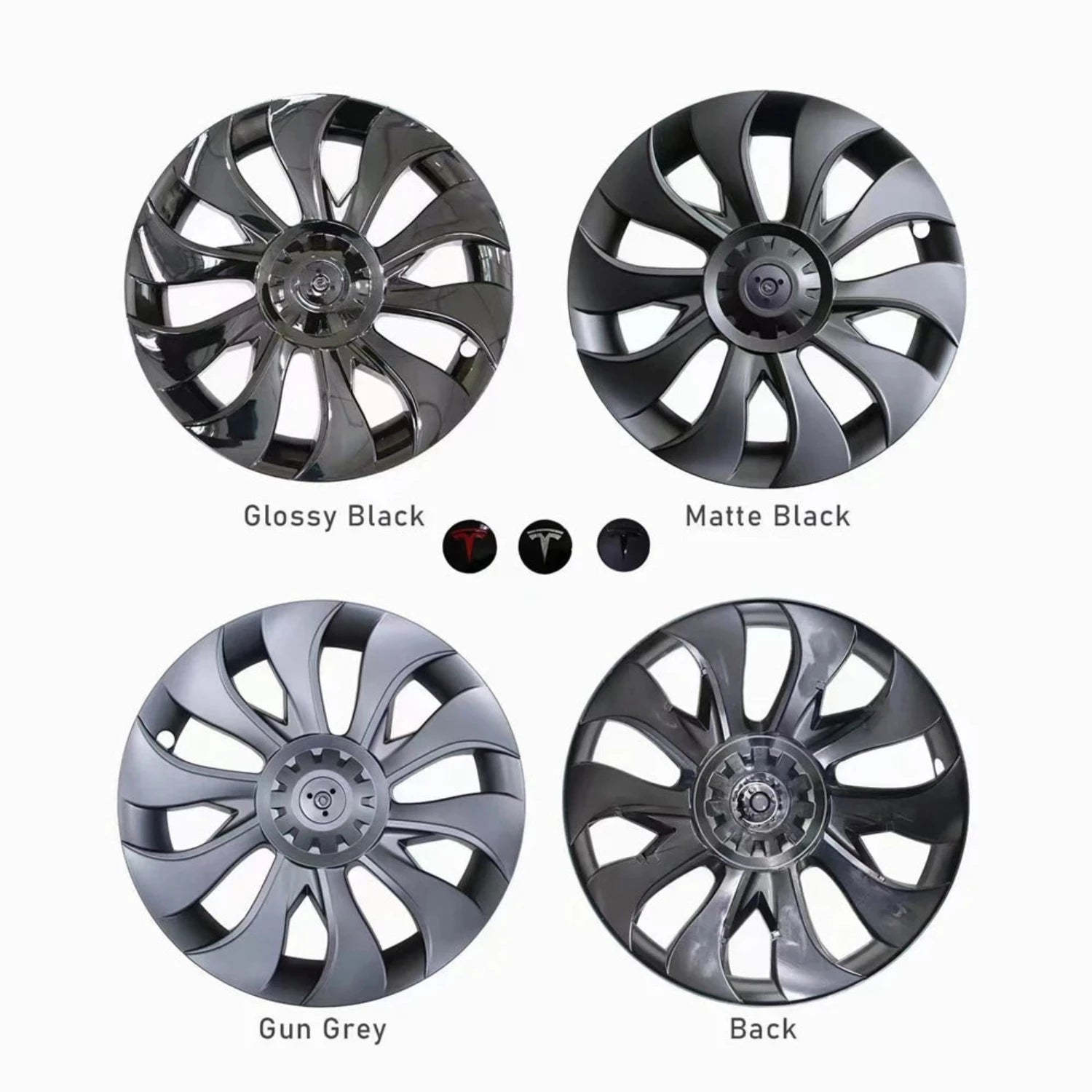 18'' Whirlwind Type A Hubcap For Tesla Model 3