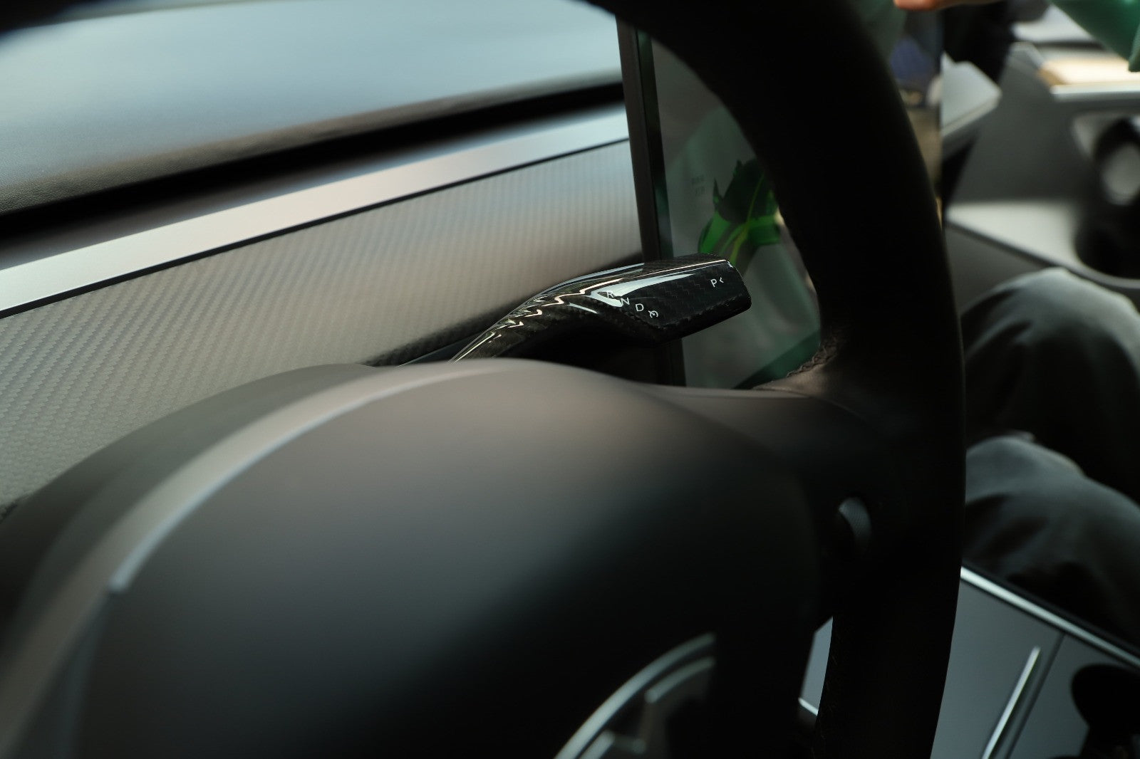 DRY Carbon Fiber Turn Signal Stalk Covers Model 3 & Y